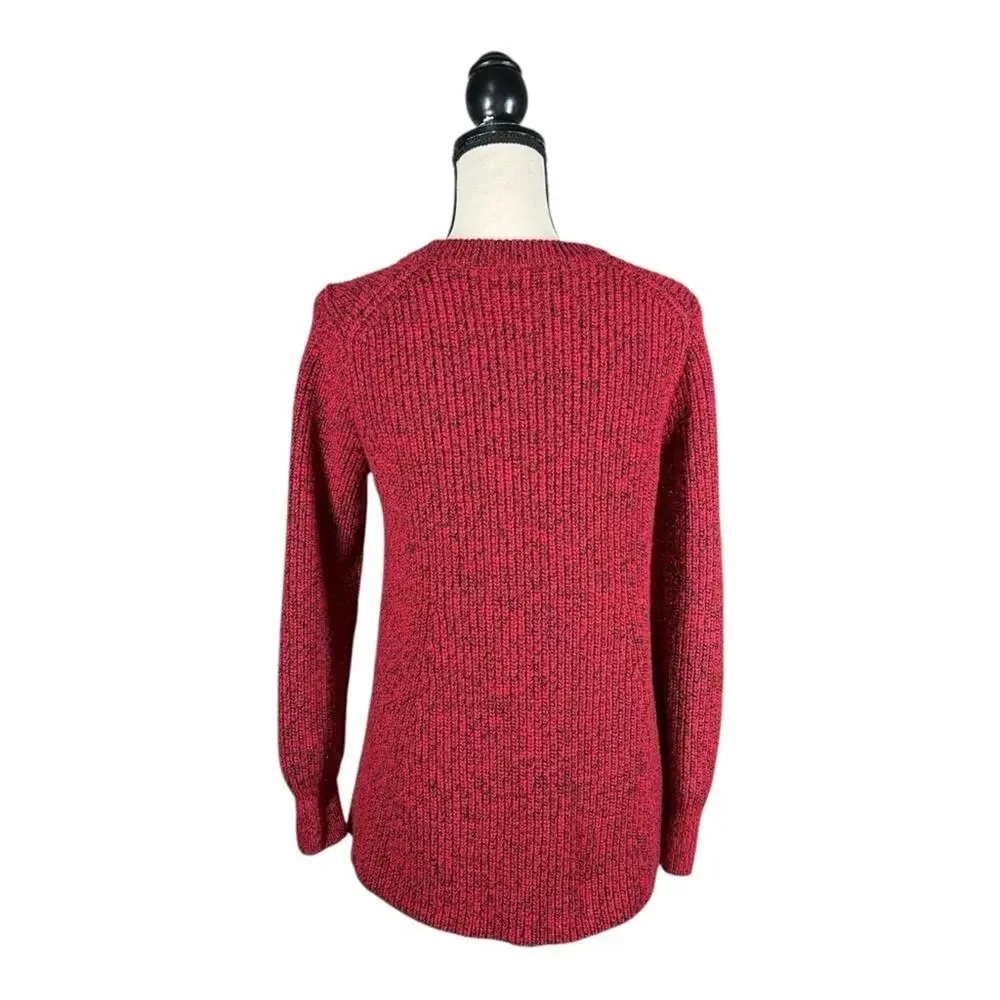 Athleta Sierra Crew Wool Blend Sweater Womens Size Large